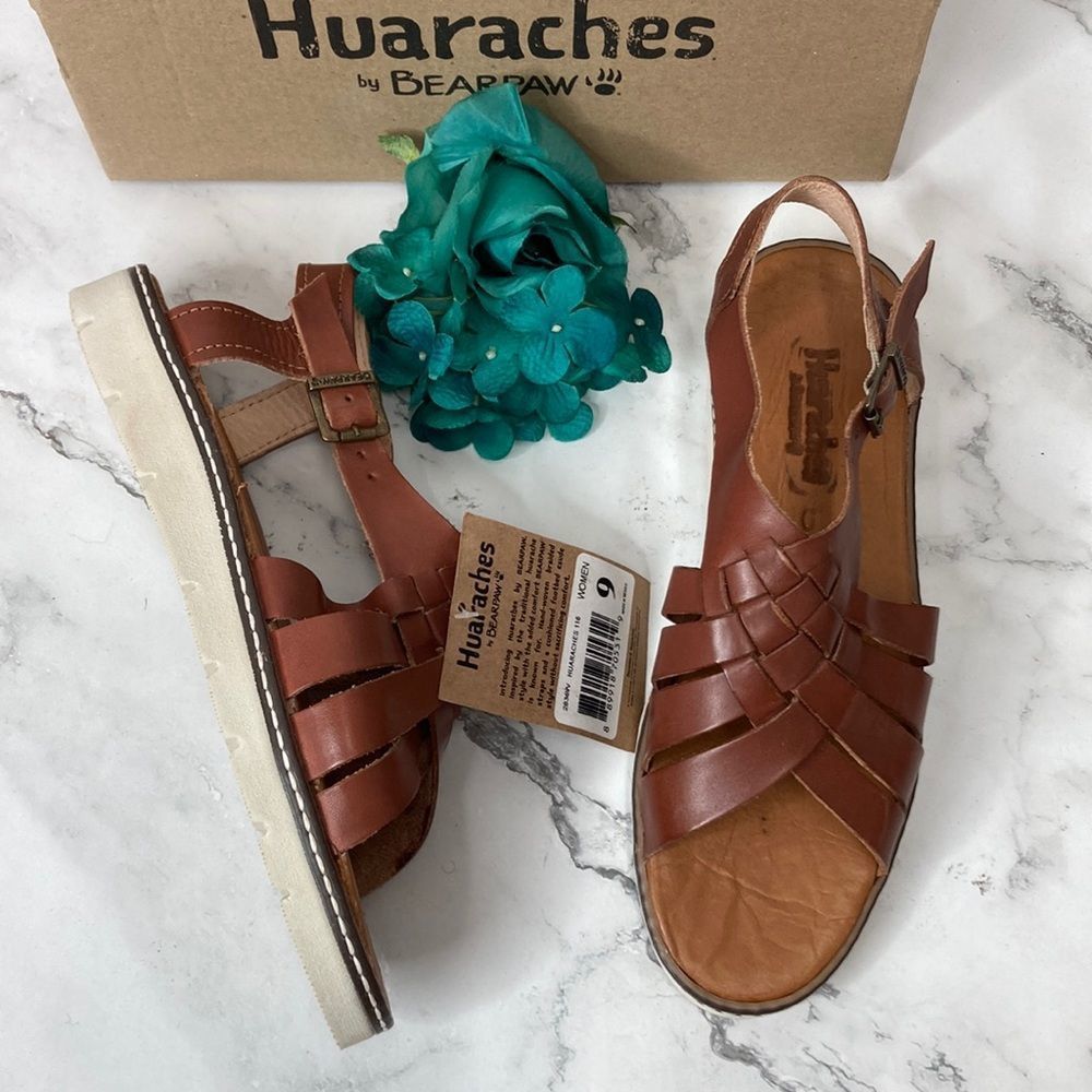 BEARPAW Women's Leah Sandal 9M